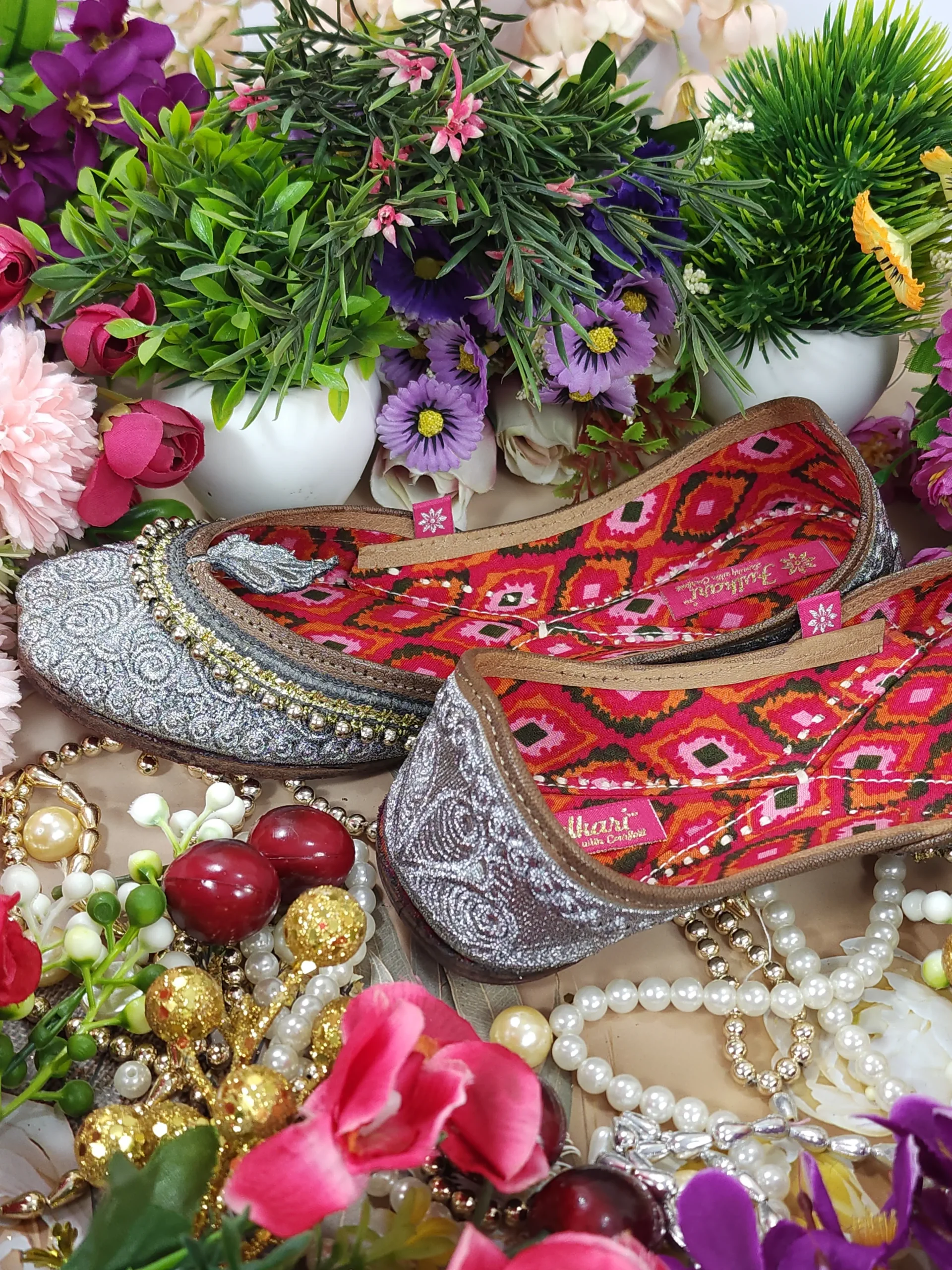 leaf payal gunmetal silver leaf payal gunmetal silver