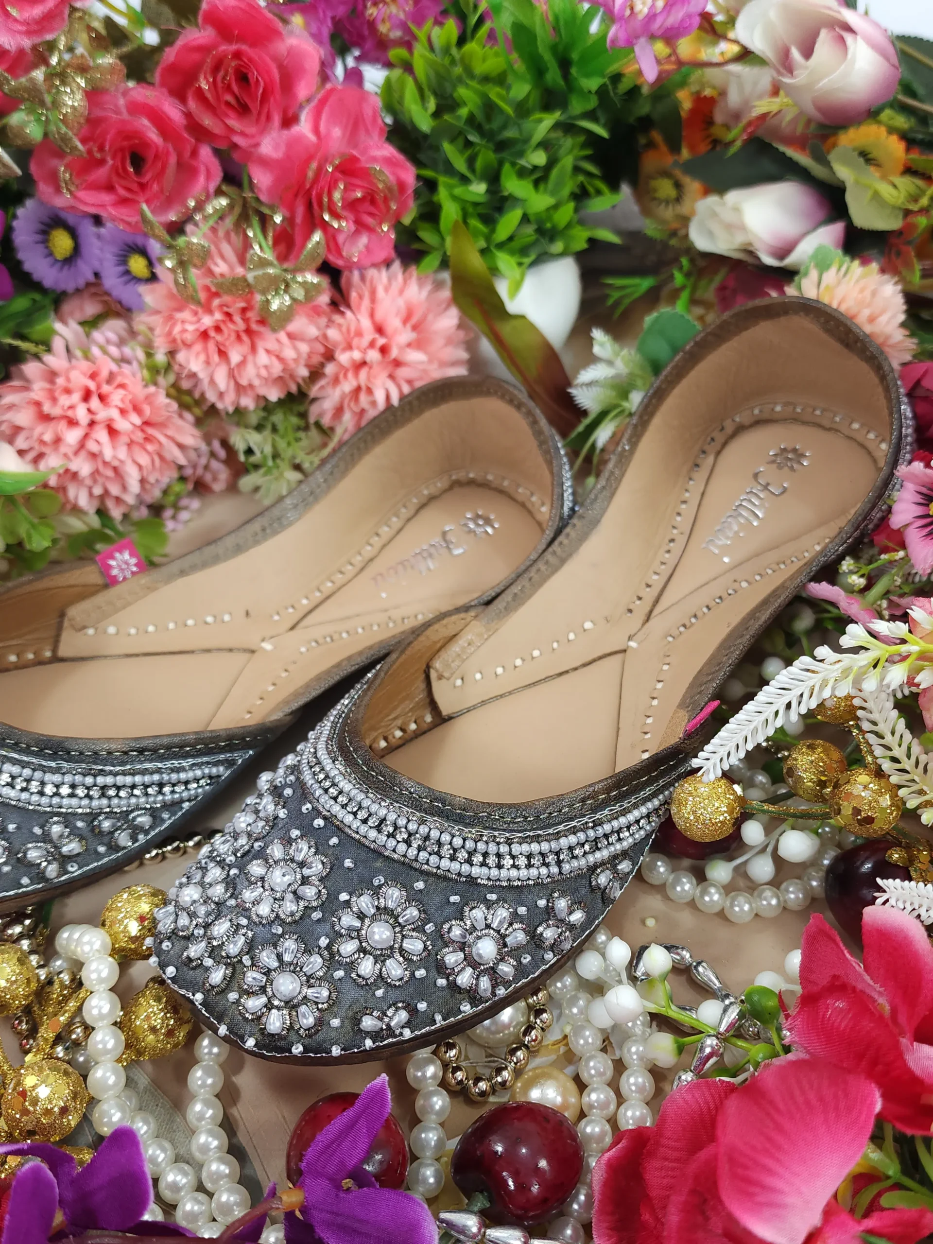 surahi beads saloni gunmetal silver surahi beads saloni gunmetal silver