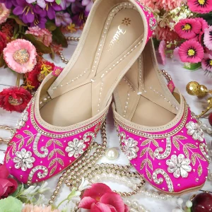 royal bridal boronia stone ethnic jutis black gold