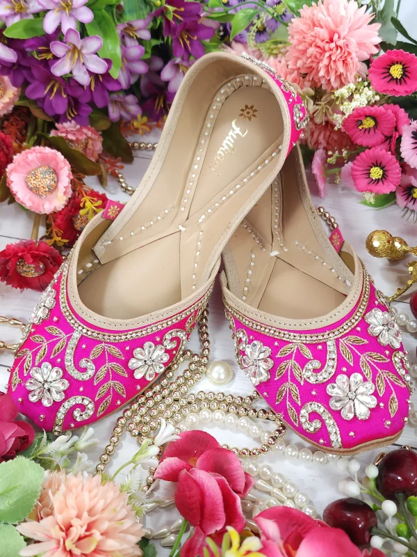 royal bridal boronia stone ethnic jutis black gold