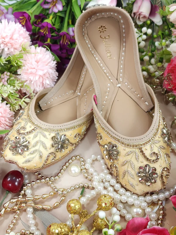 royal bridal boronia stone ethnic jutis firoji gold
