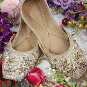 sequins daylily flower rose gold