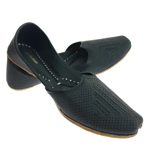 woven cutwork black