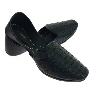 woven cutwork black