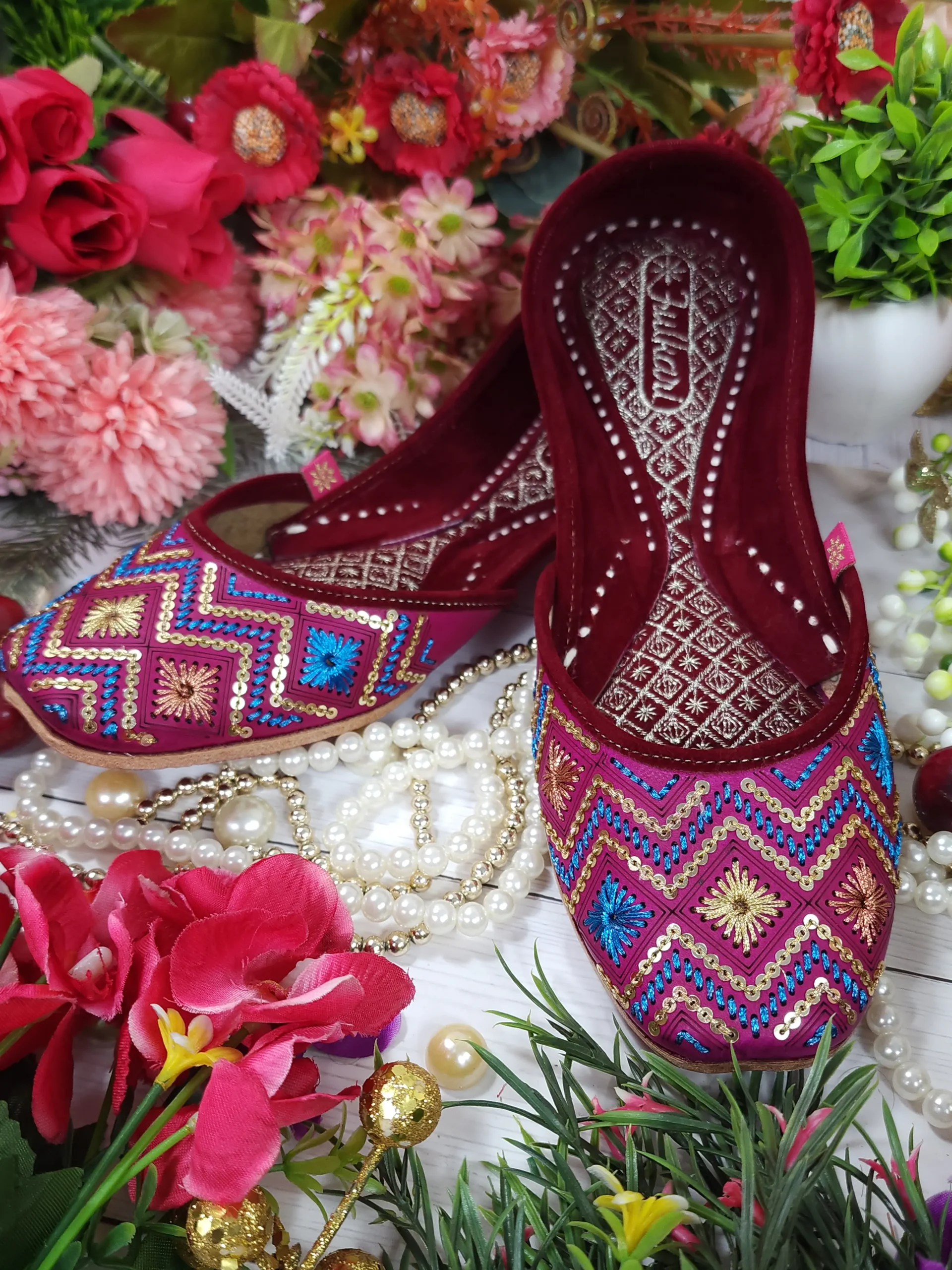 lehar sequins embroidry magenta multi semi casual magenta multicolor lehar sequins embroidry magenta multi semi casual magenta multicolor