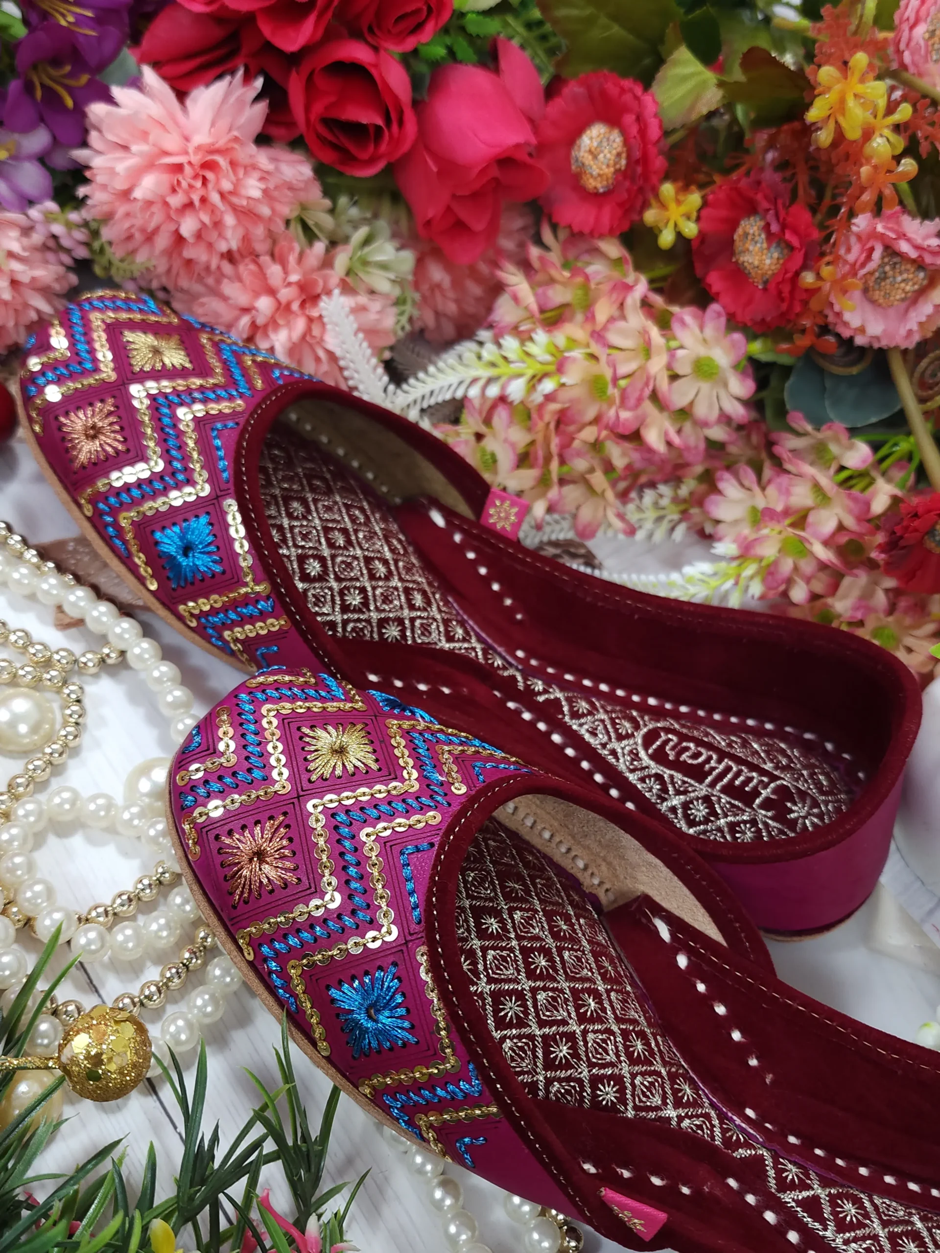lehar sequins embroidry magenta multi semi casual magenta multicolor lehar sequins embroidry magenta multi semi casual magenta multicolor