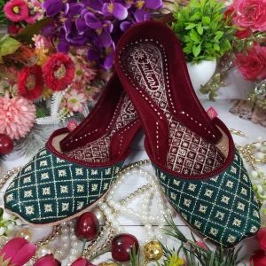 zarri stone leather embroidery green gold semi casual green gold