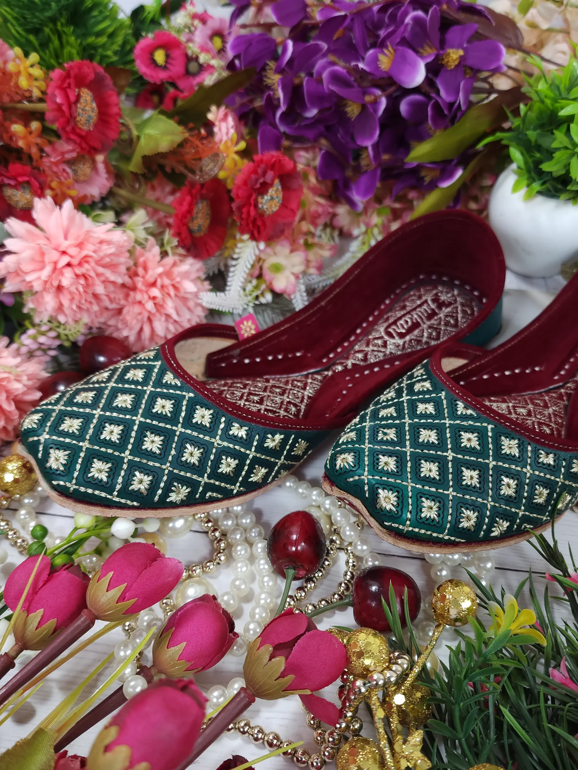zarri stone leather embroidery green gold semi casual green gold zarri stone leather embroidery green gold semi casual green gold