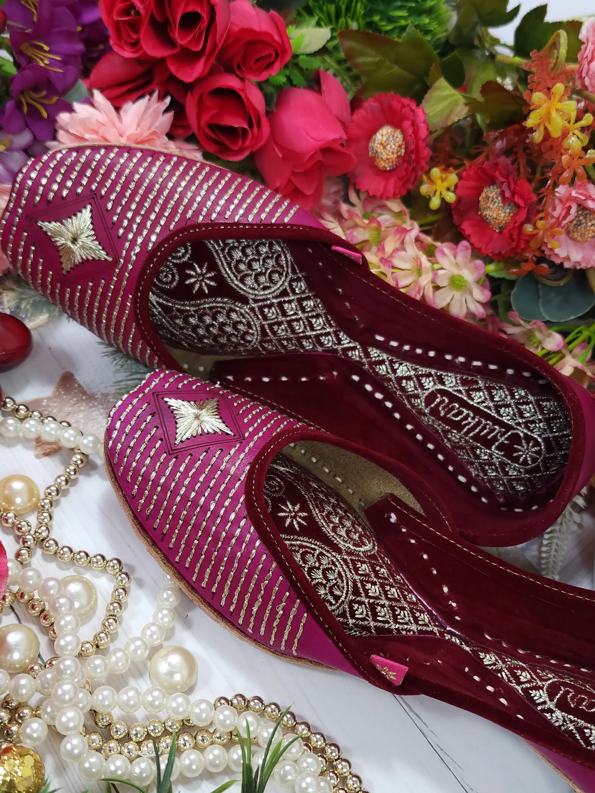 sunshine leather gold zarri embroidered magenta gold semi casual magenta gold sunshine leather gold zarri embroidered magenta gold semi casual magenta gold